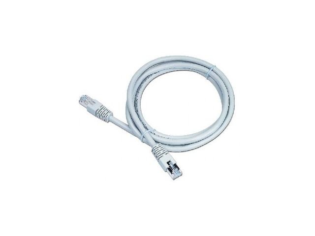 Patchcord RJ45 Kat6 FTP LSZH CCA 0.25m szary 