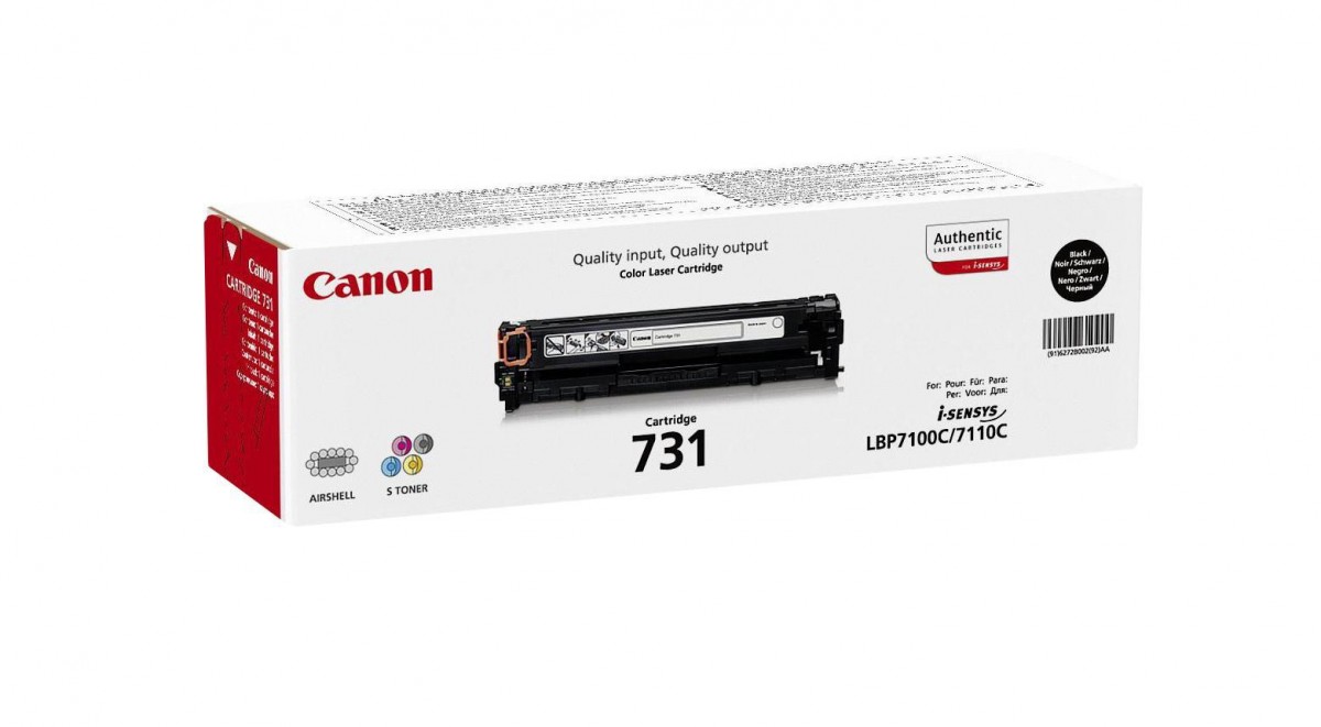 Toner CRG 731Bk BLACK 6272B002