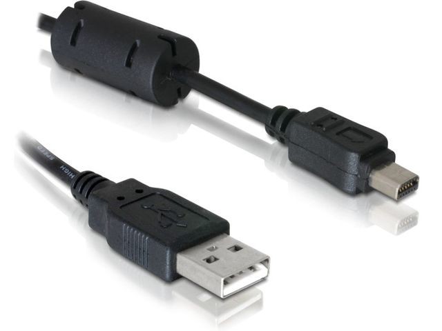 Kabel USB Mini 12Pin (Olympus) 1m 