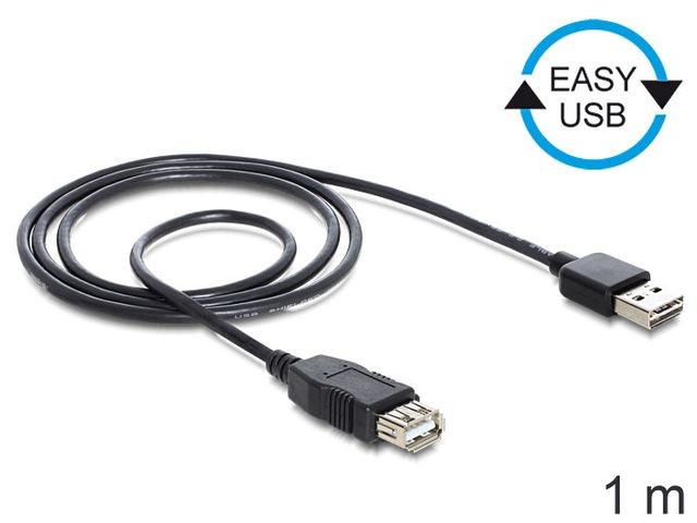 Przedłużacz USB AM-AF EASY-USB 1m 