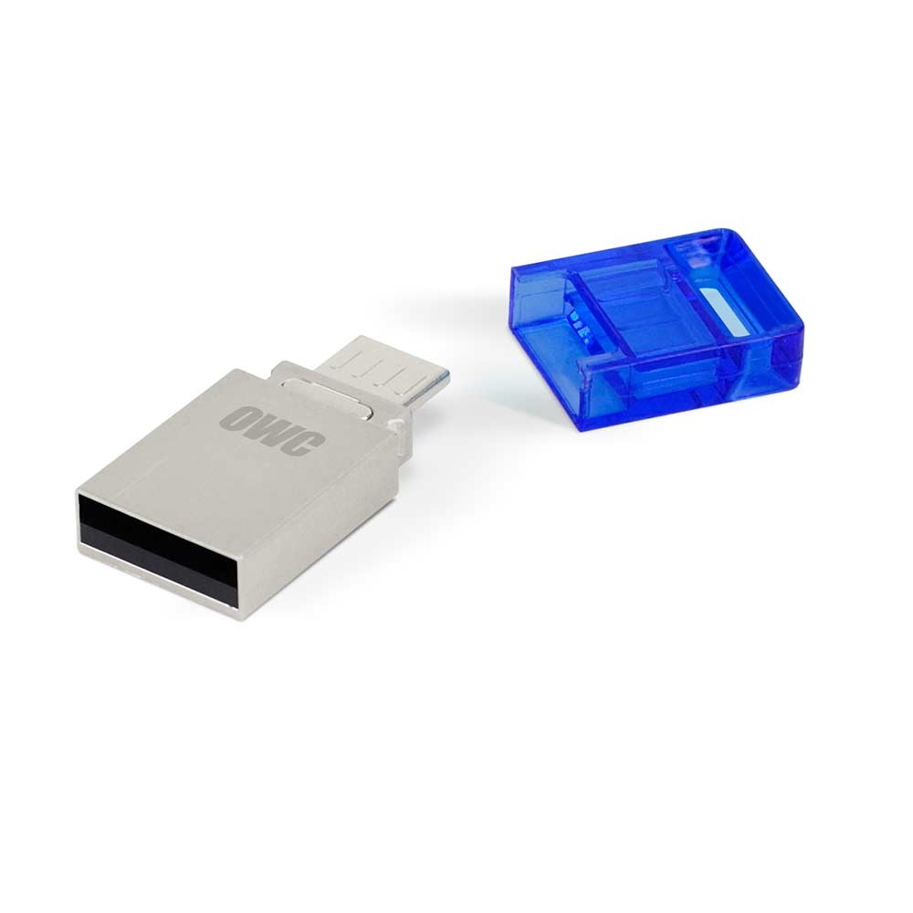 Dual 64GB PenDrive USB + microUSB OTG aluminium