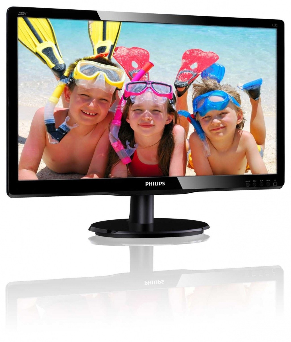 Monitor 19.53 200V4QSBR LED MVA DVI Czarny