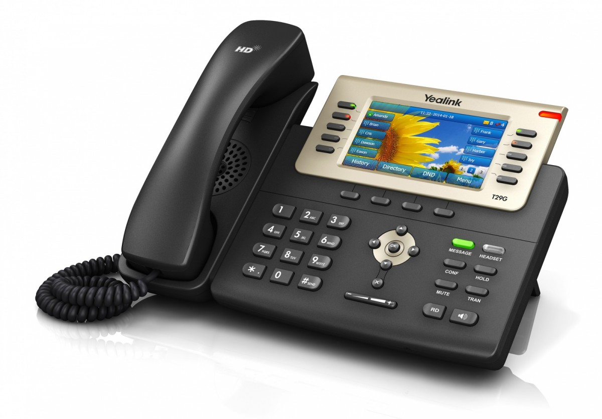 Telefon VoIP T29G PoE - 16 kont SIP