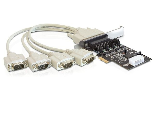 Karta PCI-Express->4xCOM(9PIN) 