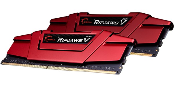 DDR4 8GB (2x4GB) RipjawsV 2400MHz CL15 XMP2 Red