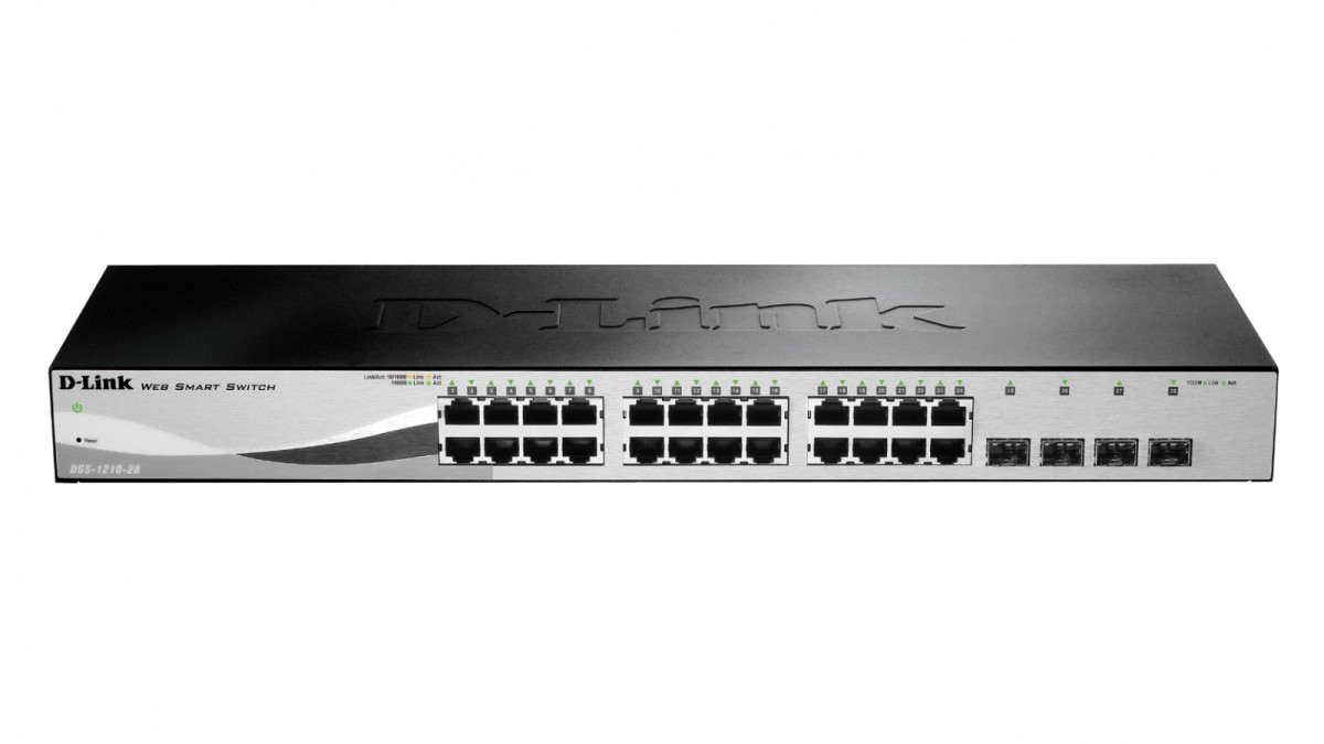 Switch DGS-1210-28 24x1GbE 4xSFP