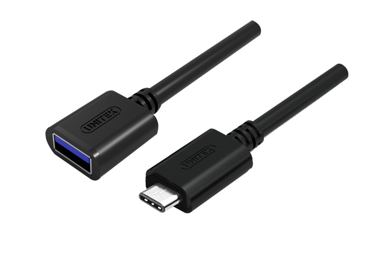 Adapter USB TYP-C DO USB AF 0,15m; Y-C476BK 