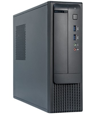 FN-03B 350W Slimline m-ATX in black