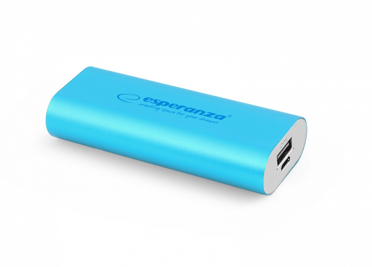 POWER BANK HADRON 4400mAh niebieski