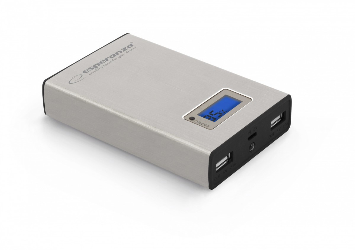 POWER BANK KINETIC 8400mAh SREBRNY