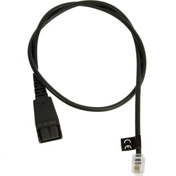 QD Cord to RJ10 straight 0,5m