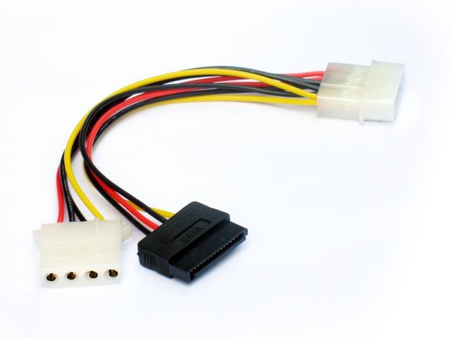 Kabel SATA zasilajacy MOLEX(M)->SATA(F)+MOLEX(F)