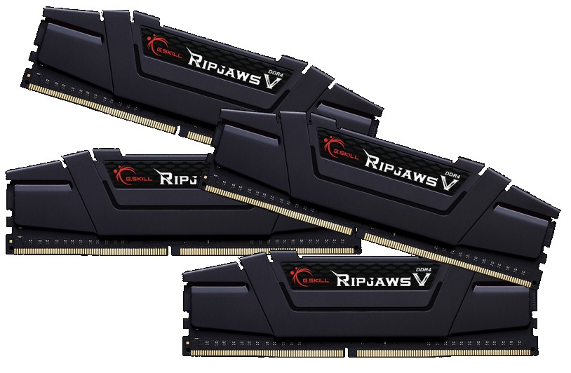 DDR4 64GB (4x16GB) RipjawsV 3200MHz CL16 XMP2 Black 