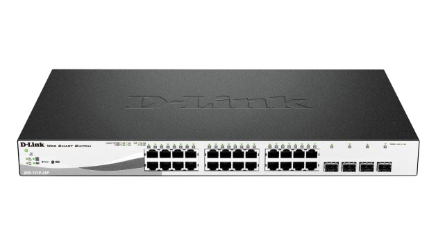 DGS-1210-28P 24 Gbit POE Smart, 4xSFP