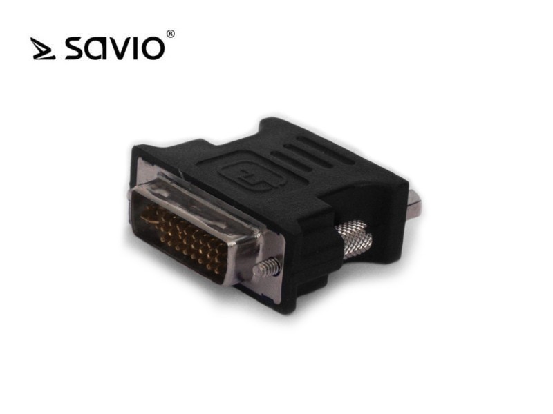 SAVIO CL-25 Adapter DVI-I (M) do VGA 15 pin (F)