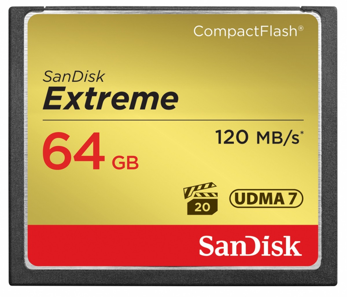 Extreme CompactFlash 64GB 120/85 MB/s 