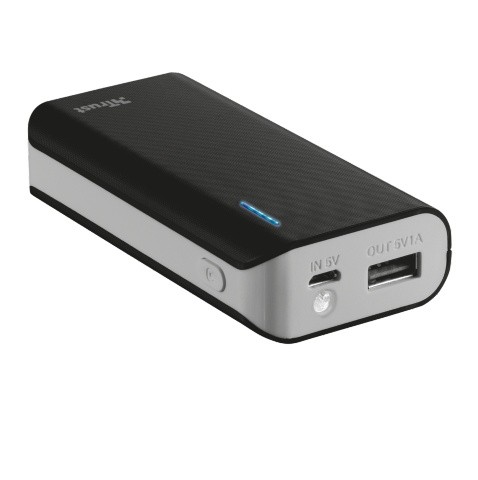 UrbanRevolt Primo PowerBank 4400 Portable Charger - black