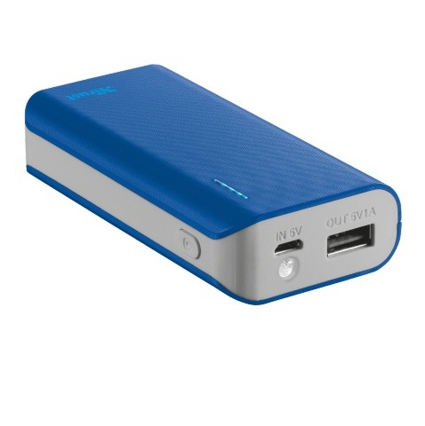 UrbanRevolt Primo PowerBank 4400 Portable Charger - blue