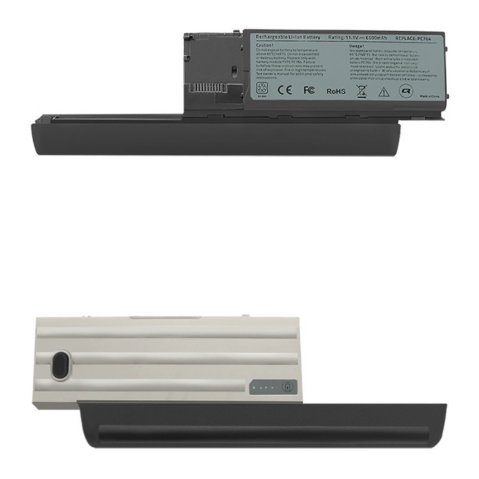 Bateria do Dell Latitude D620 D630 PC764, 6600mAh, 10.8-11.1V 