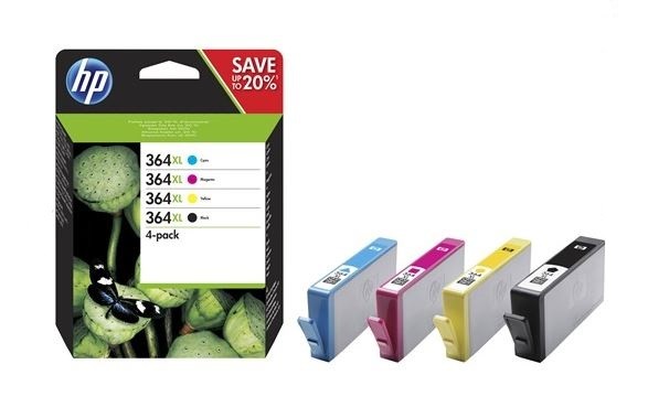 Tusz nr 364XL  CMYK 4-pack N9J74AE