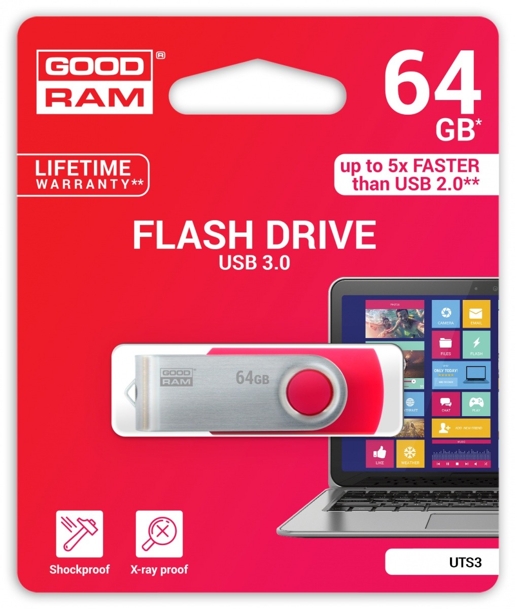 TWISTER RED 64GB USB3.0