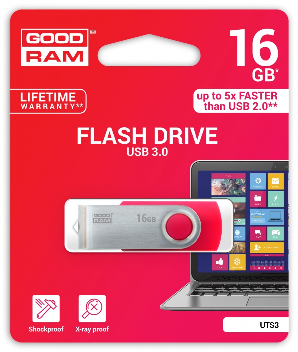 TWISTER RED 16GB USB3.0