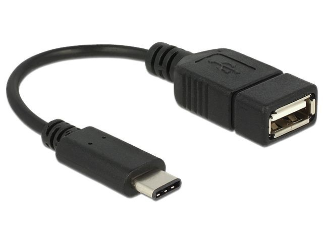 Adapter USB Type-C(M)->USB-A(F) 15cm 