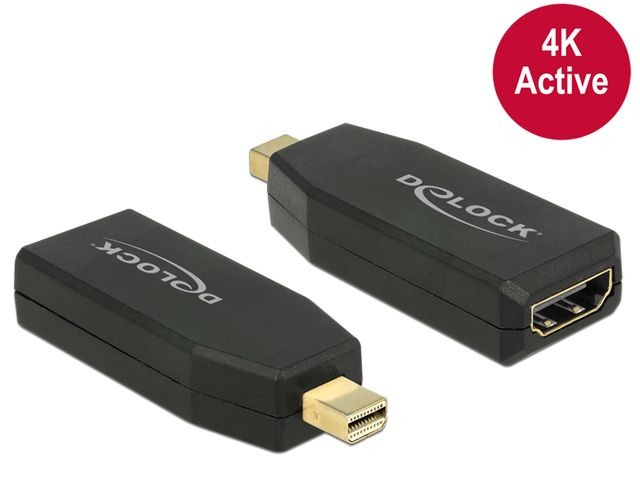 Adapter Displayport Mini 1.2(M)->HDMI(F) Active 4K 