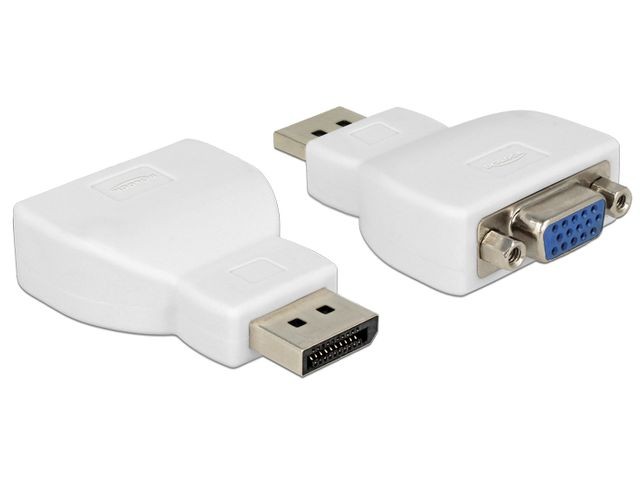 Adapter Displayport(M)-> VGA(15F) White 