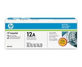 Toner LJ 1010 Dwupak Czarny Q2612AD