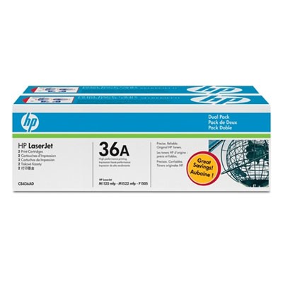 Toner LJ P1505/1506 36A Czarny 2k Dwupak CB436AD