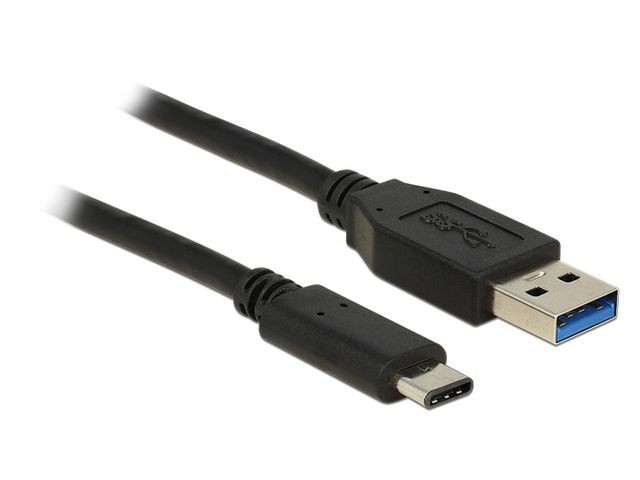 Kabel USB Type-C(M)-USB 3.1 (AM) 1m black 