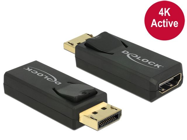 Adapter Displayport 1.2(M)->HDMI(F) 4K Active 