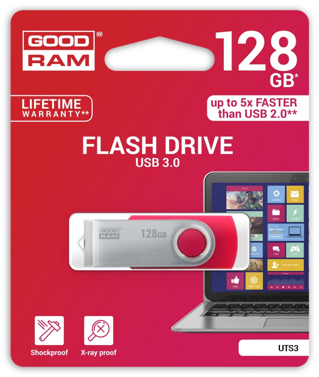 TWISTER 128GB RED USB3.0