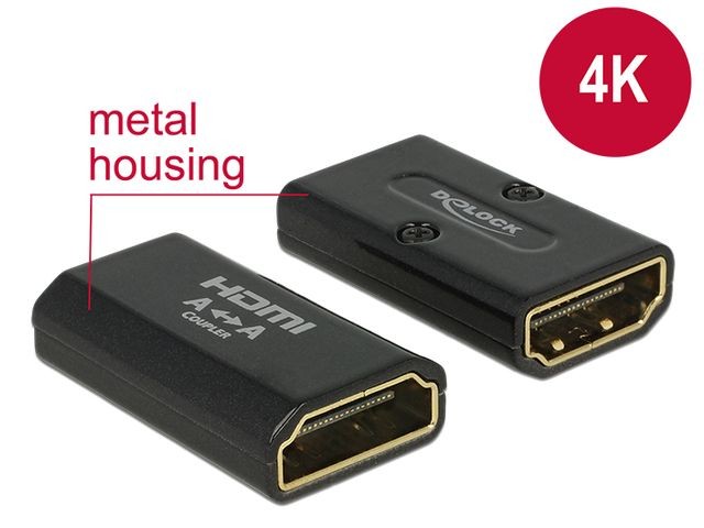 Adapter HDMI(F)->HDMI(F) Beczka 4K 