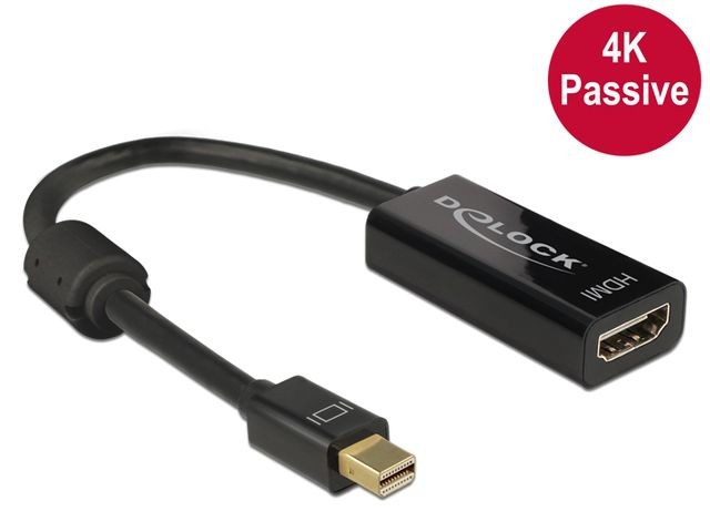 ADAPTER DISPLAYPORT MINI 1.2->HDMI(F) 4K 20cm 