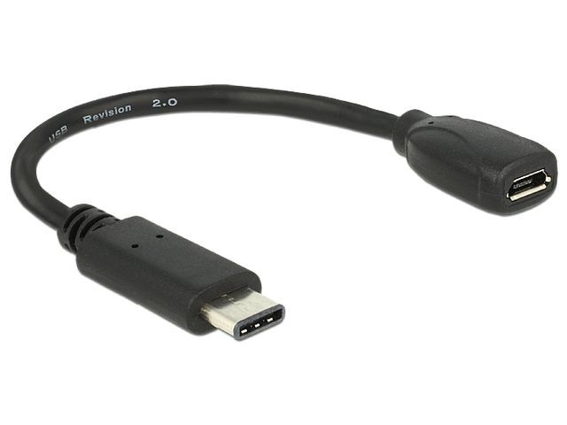 Adapter USB Type-C(M)->Micro-B(F) 2.0 15cm 