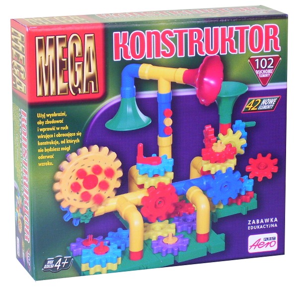 KLOCKI MEGA KONSTRUKTOR 102 elementy