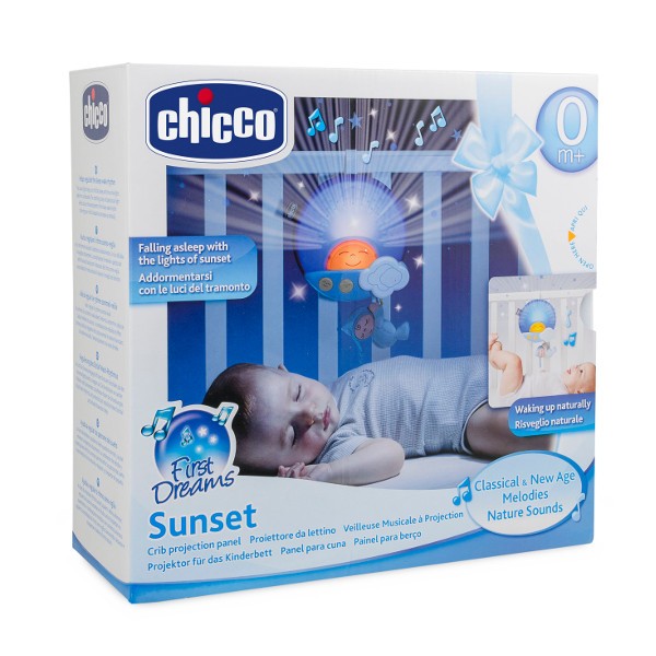 CHICCO Panel na łóżeczko sunset niebiesk