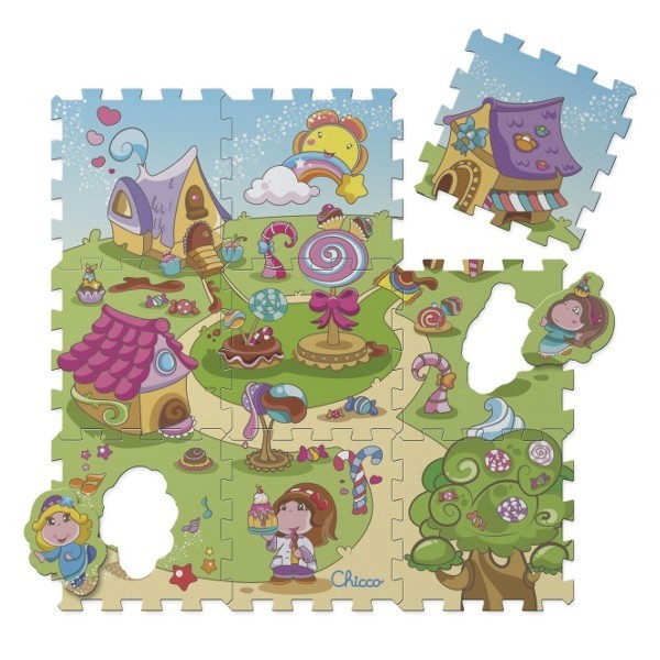 Miękka mata puzzle słodycze