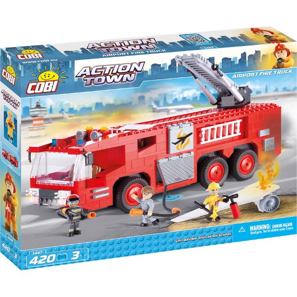 Klocki Action Town Lotnisko Fire Truck