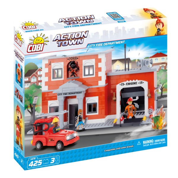 Klocki Action Town Mega wóz strażacki