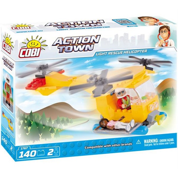 Klocki Action Town helikopter ratunkowy