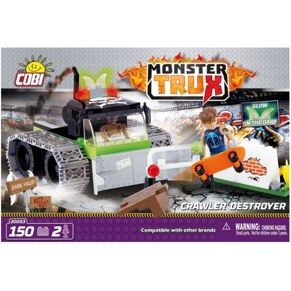 Klocki Monster Trux Crawler Destroyerz figurką