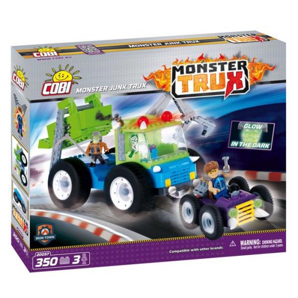 Klocki Monster Trux Monster Junk Trux z 3 figurkami