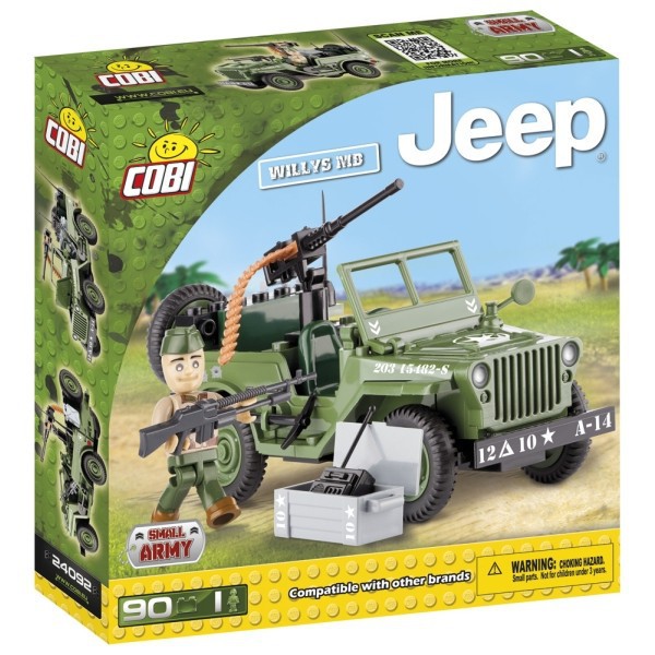 Klocki Jeep Willys MB 90 elementów