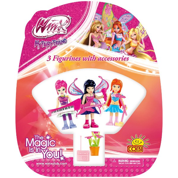 Klocki Winx 3 Figurki z Akcesoriami