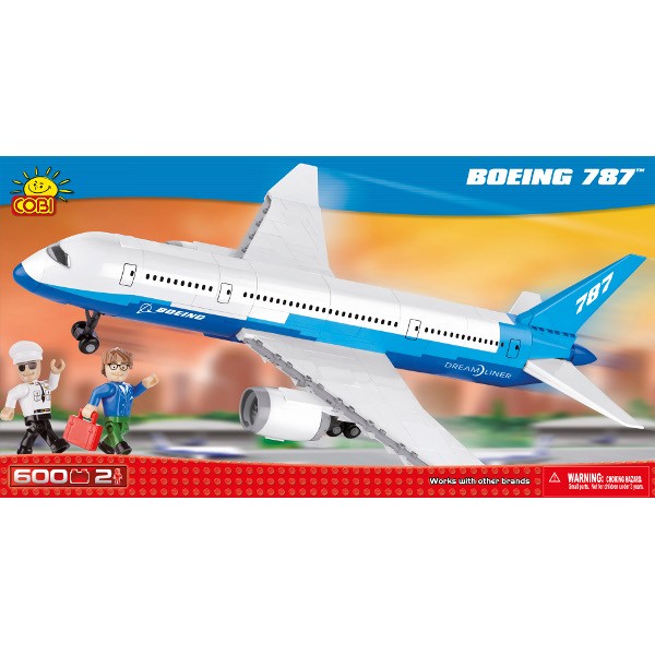 Klocki Boeing 787 Dreamliner 600 elementów