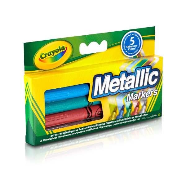 CRAYOLA Markery metalicz ne 5 szt.