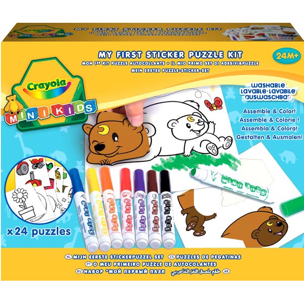 CRAYOLA Mój Pierwszy Zes taw Puzle i Nakl